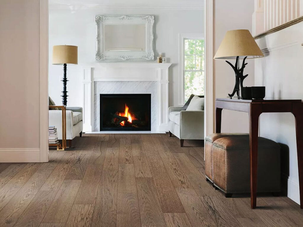 Laminate flooring installation