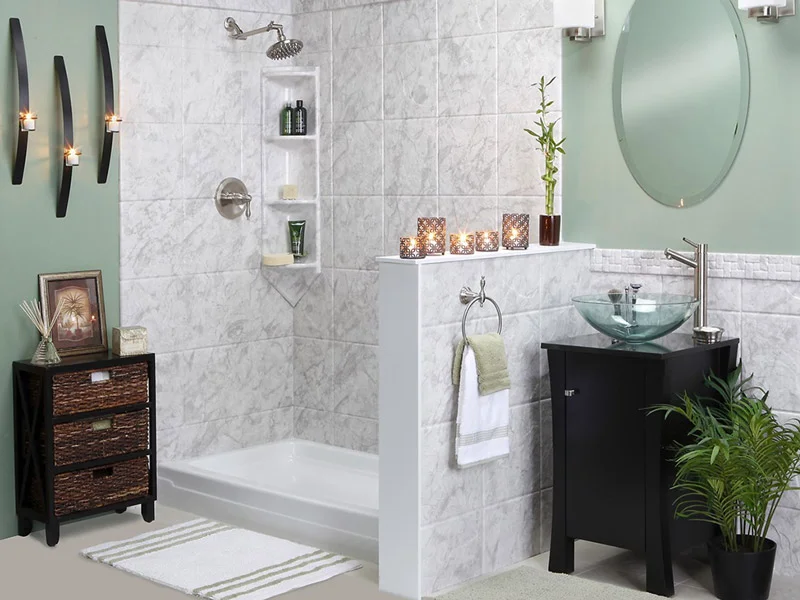 bathroom one day remodel ADH