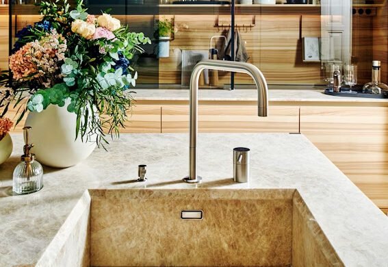 Kitchen Countertops with Natural Stone