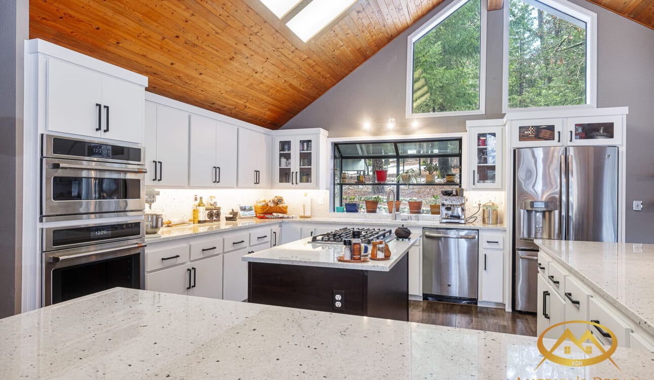 ADH Kitchen remodeling Nevada City Natural quartz
