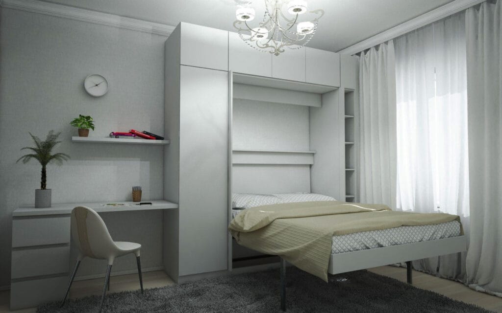 Wall bed murphy bed