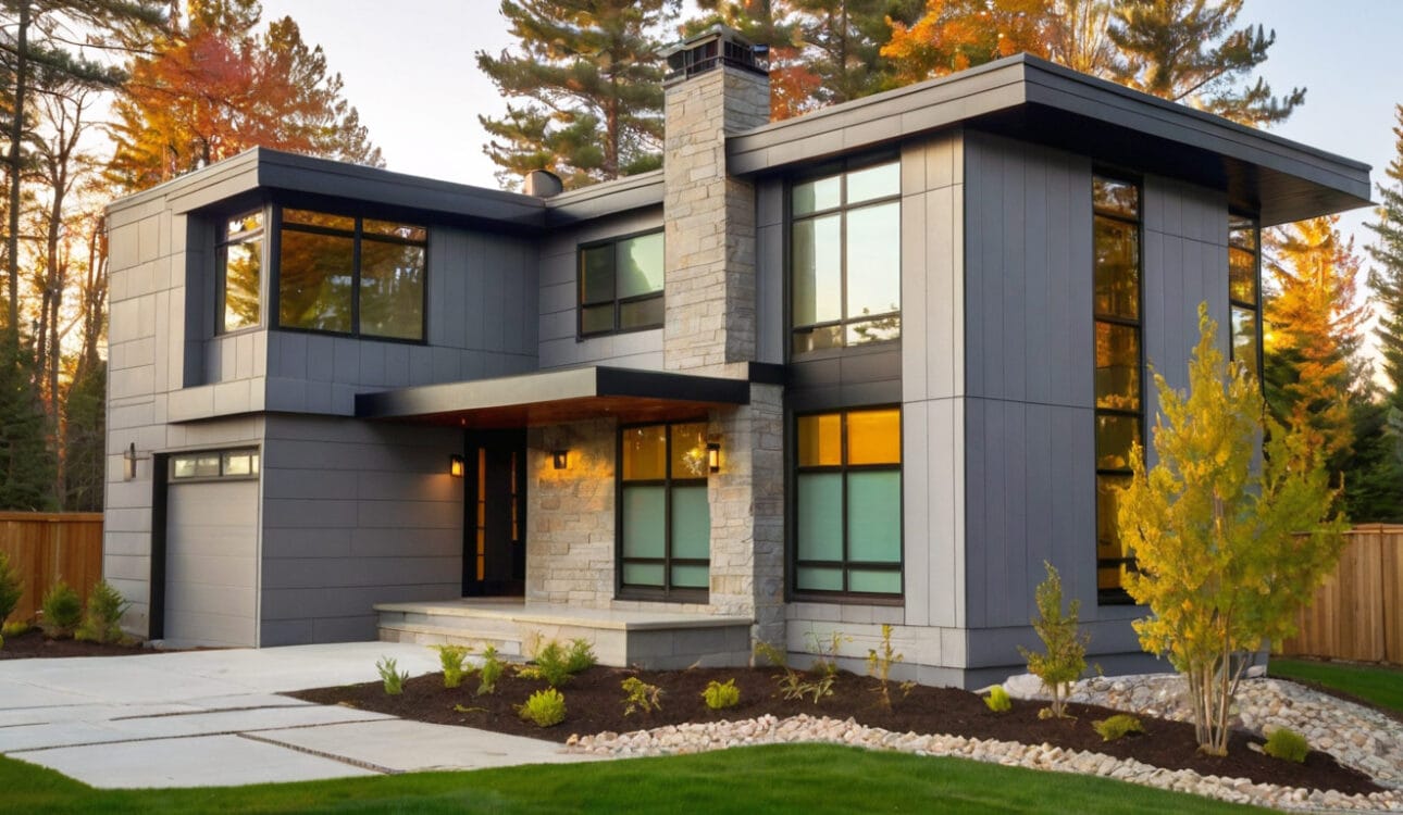 Default Fiber Cement Siding modern House in Lincoln, CA