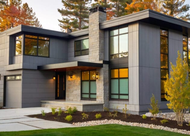 Default Fiber Cement Siding modern House in Lincoln, CA