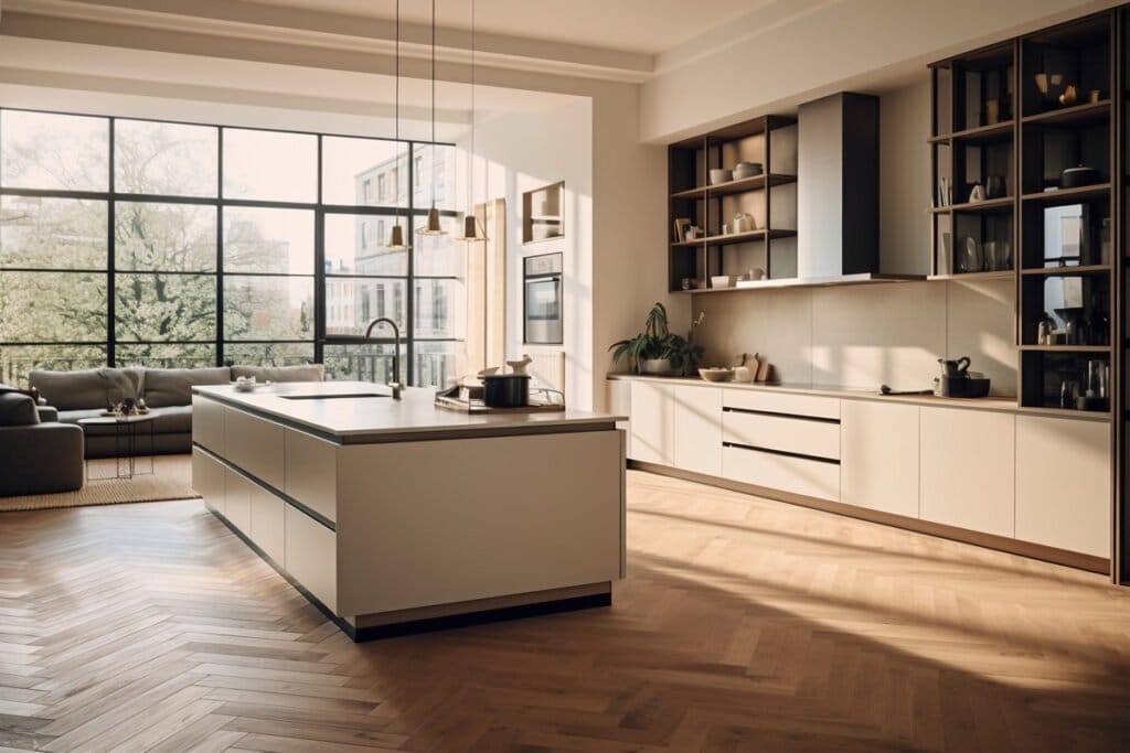 Roseville kitchen island