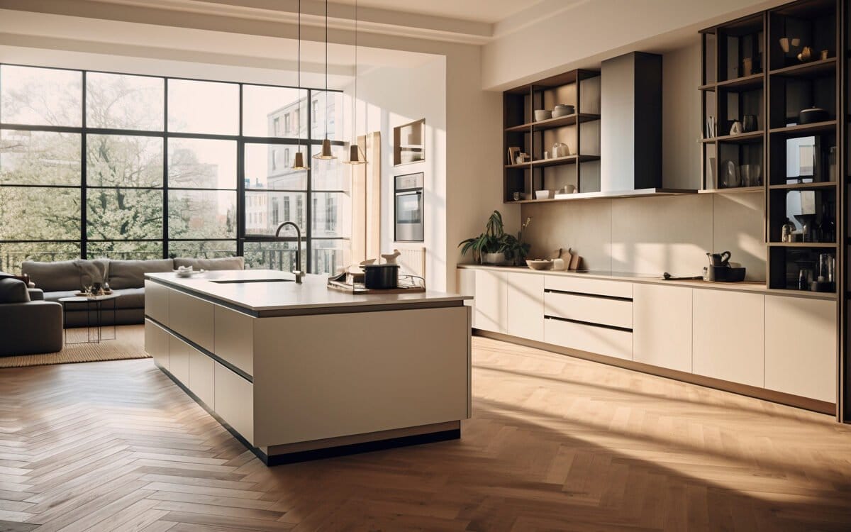 Roseville kitchen island