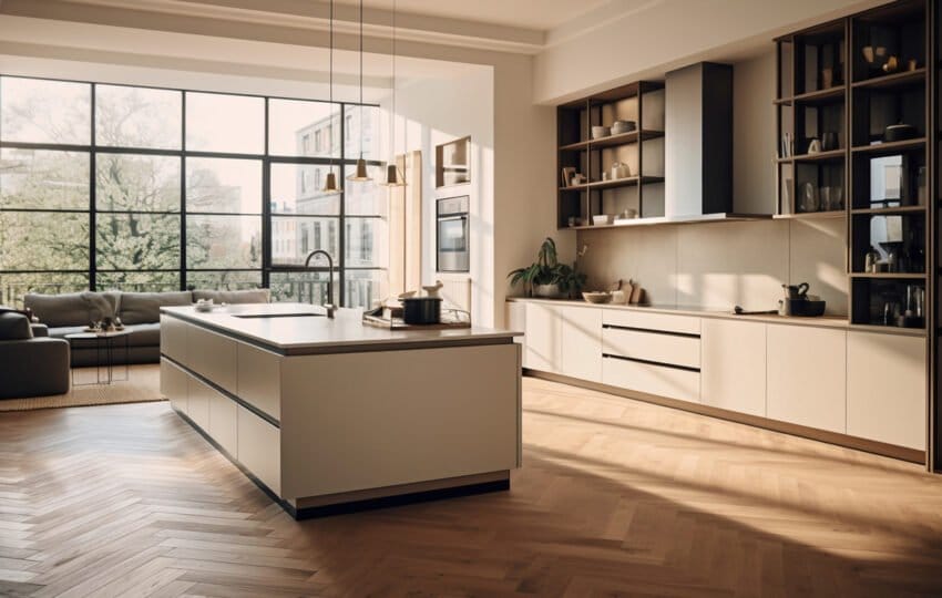 Roseville kitchen island