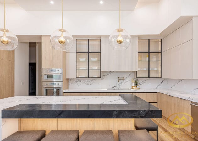 black granite countertops