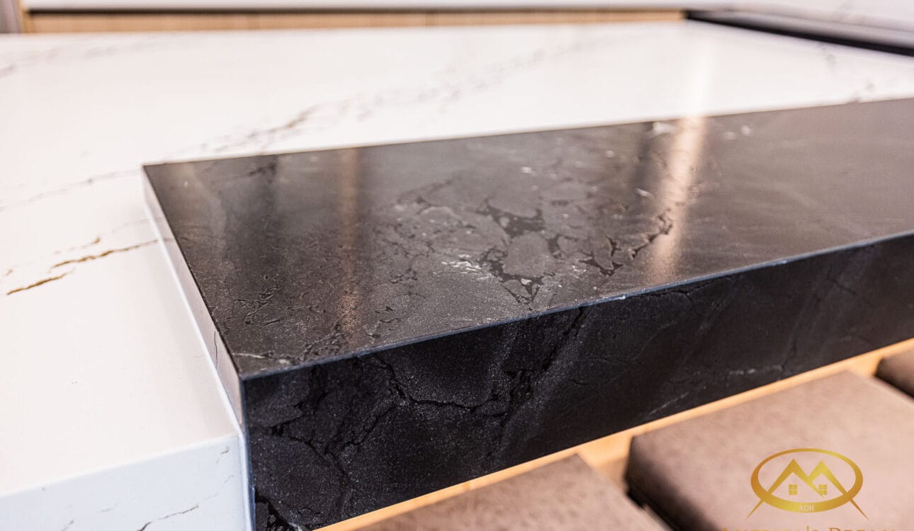 black granite countertops