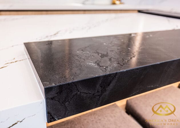 black granite countertops