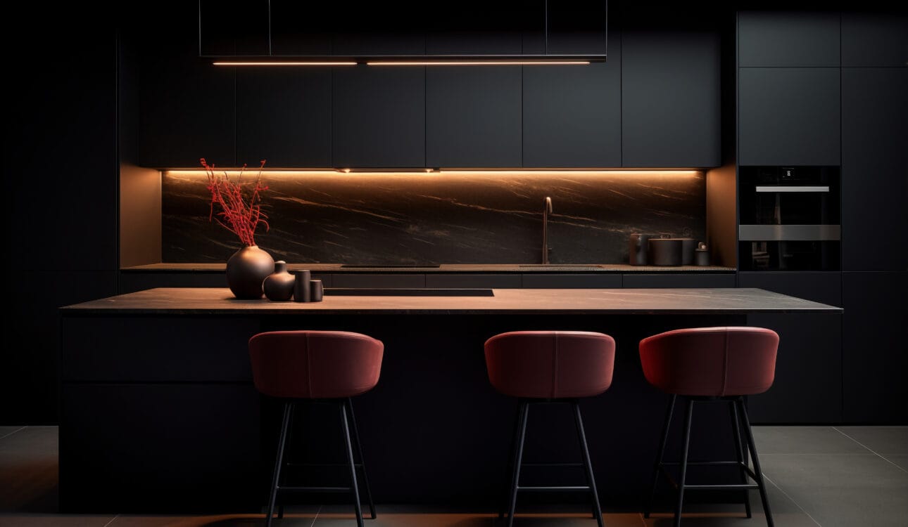 Black Cabinets in Sacramento, CA