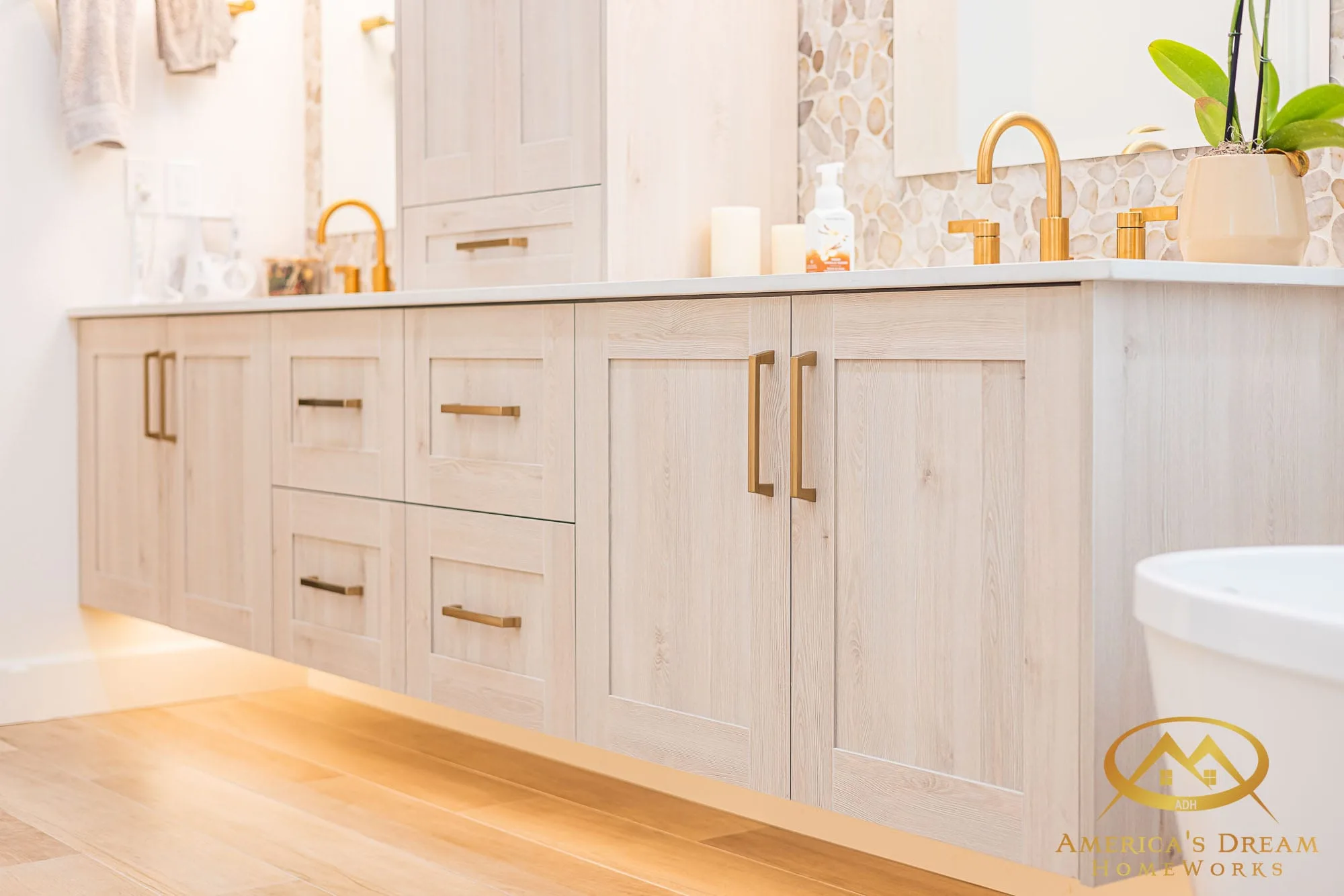 Floating Custom Cabinets