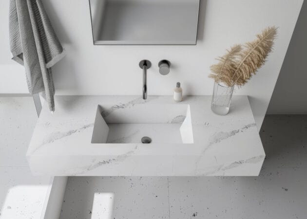 Durability meets Luxury: Quartz Bathroom