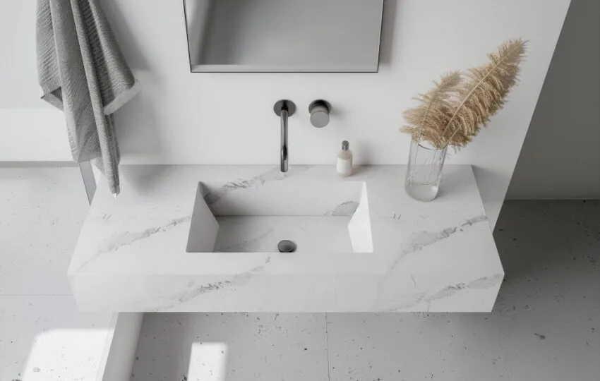 Durability meets Luxury: Quartz Bathroom