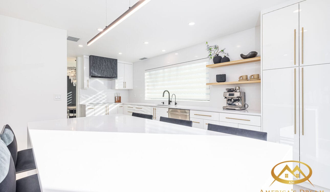 modern kitchen renovation