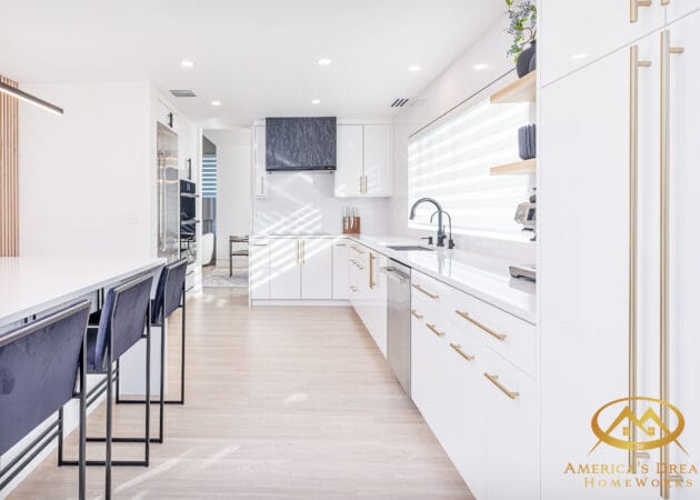 full custom kitchen remodel