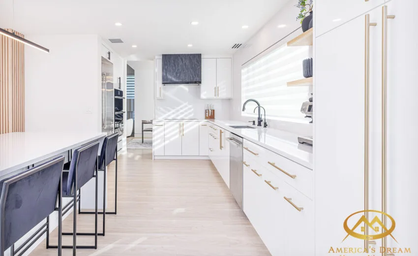 full custom kitchen remodel
