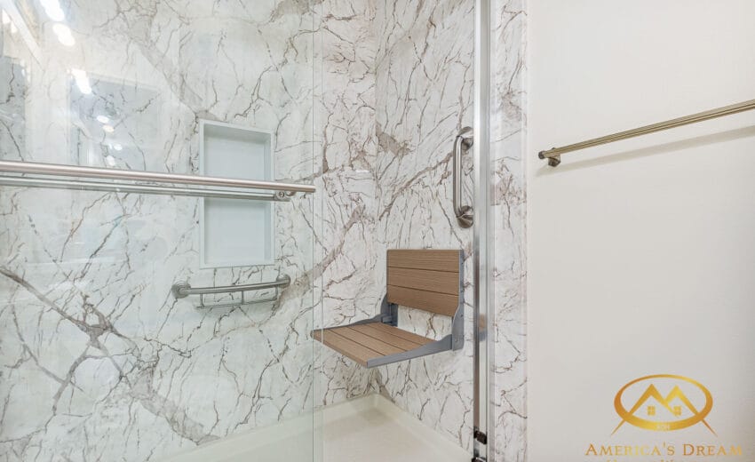 sliding shower door