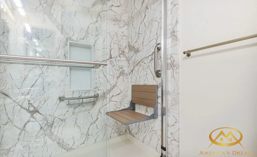 sliding shower door