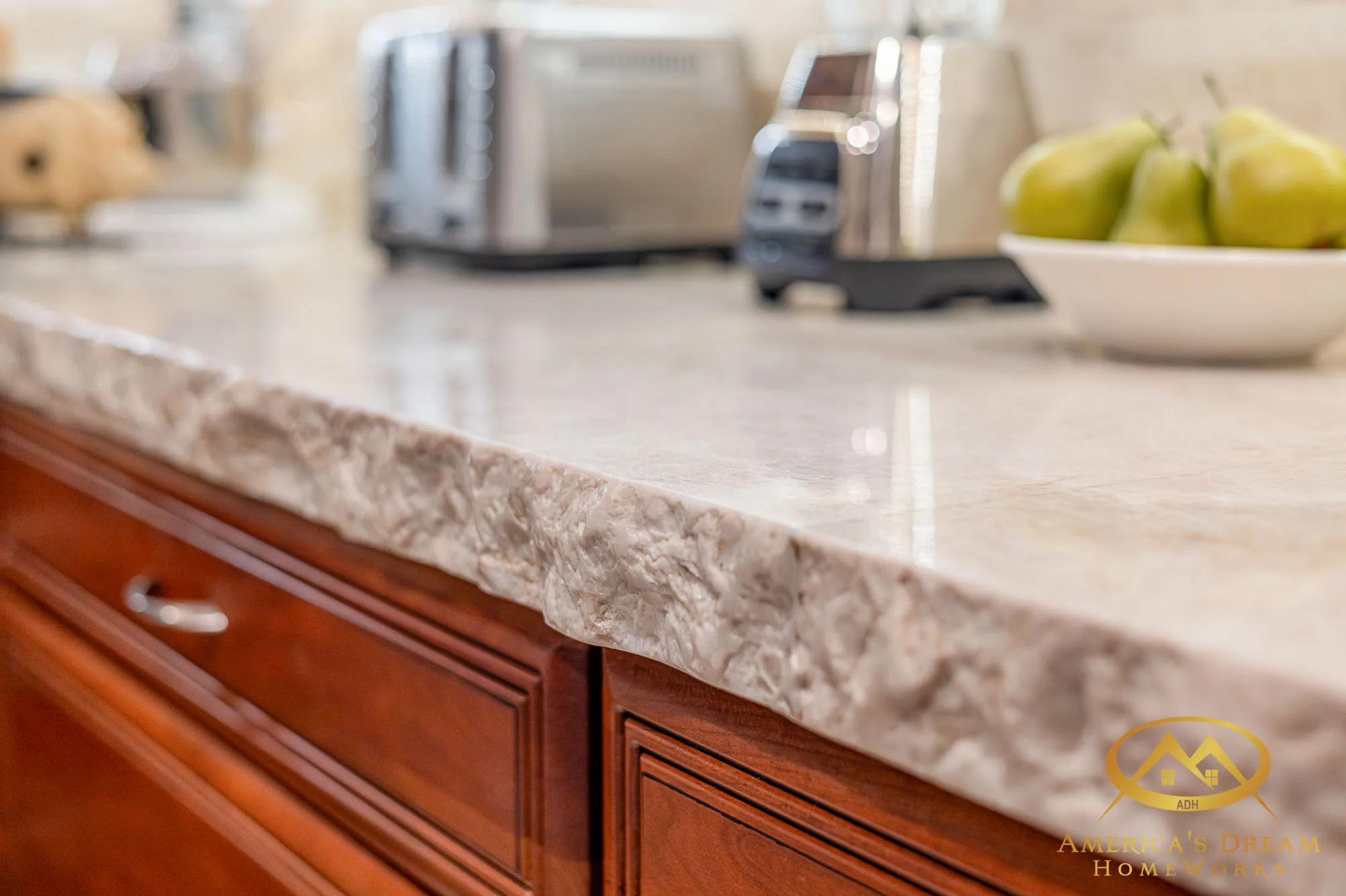 thick stone countertops