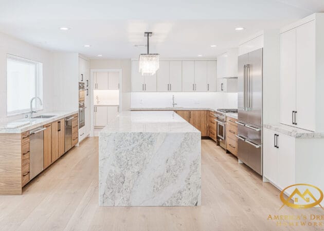 waterfall countertop