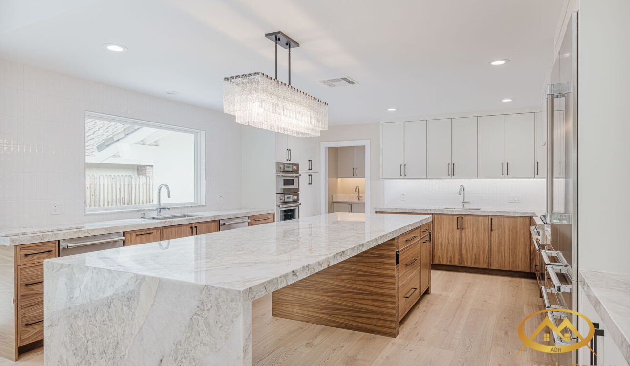 waterfall countertop