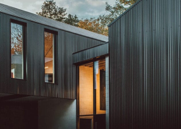 Black Siding House
