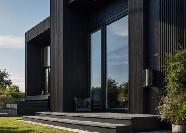 Black Siding House