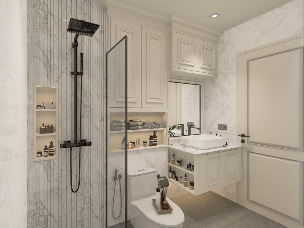 shower surround trim ideas