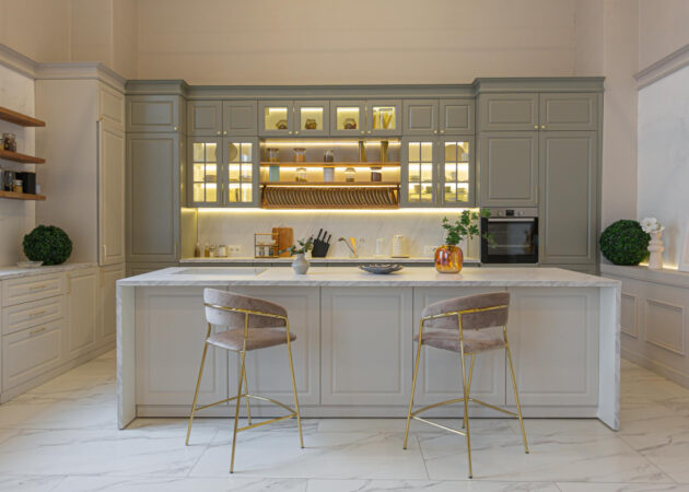 Gray Kitchen Cabinets