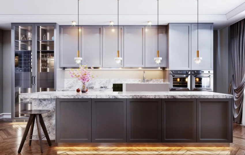 Gray Kitchen Cabinets