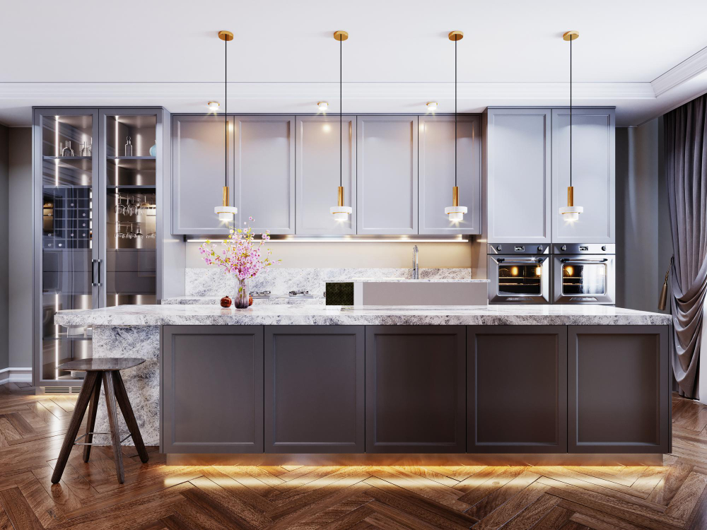 Gray Kitchen Cabinets
