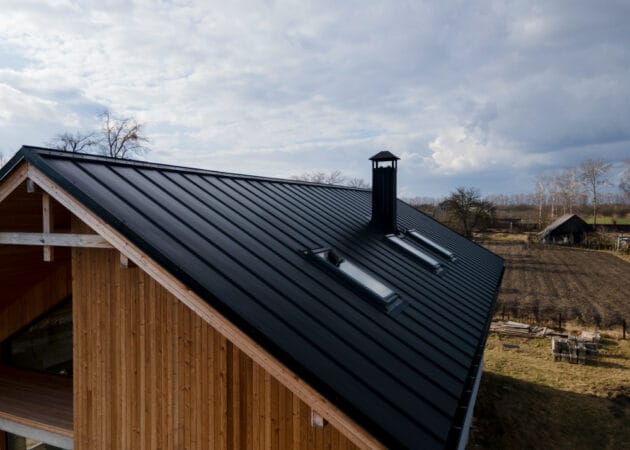 Houses with Black Soffit and Fascia