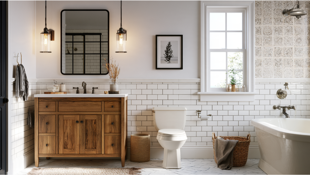 Before and After #5: From Builder-Grade to Classic, With One Place for Visual Interest