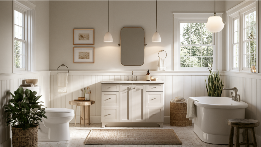 Satin, Semi-Gloss or Matte: Which Bathroom Paint Finish Holds Up?