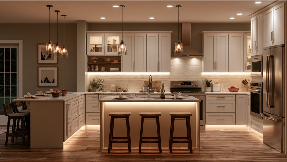 Build a Layered Kitchen Lighting Plan (Ambient, Task, and Accent)