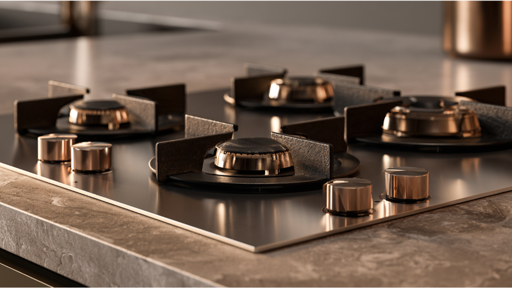What is a PITT gas cooktop, and how is it installed