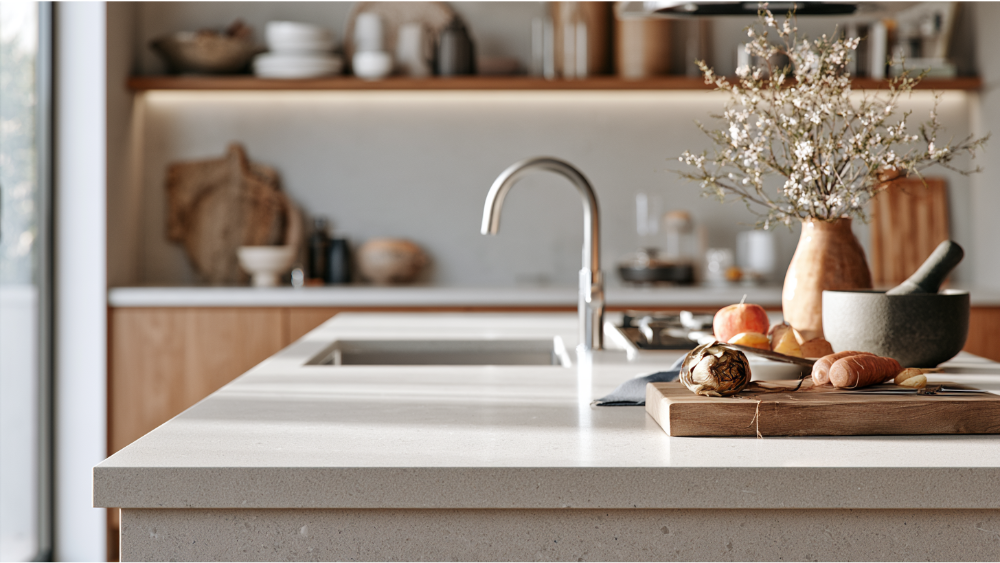 Which quartz countertop is more durable in a real family kitchen