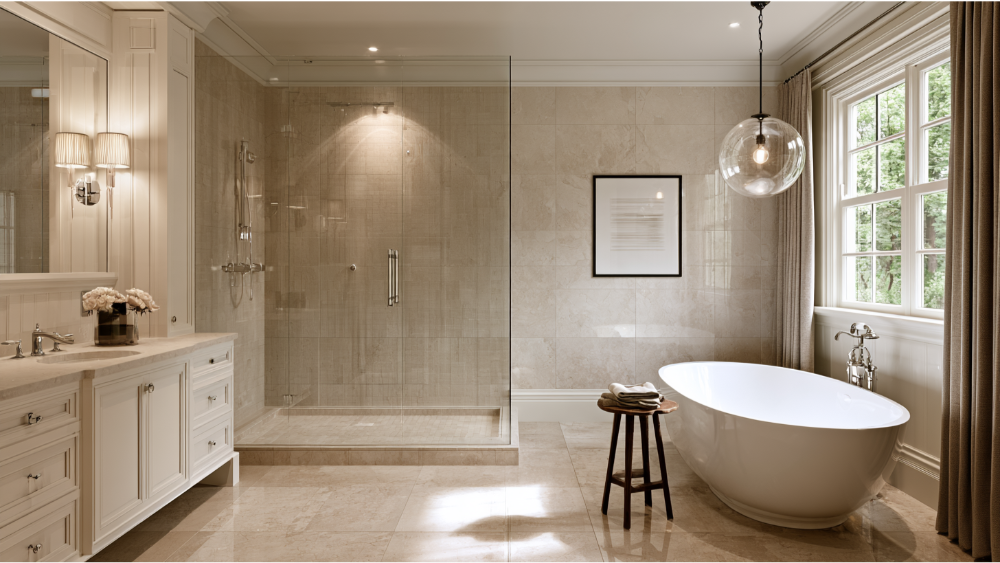 Control Moisture, Sound, Light, and Odor Between Bedroom and En Suite Bath