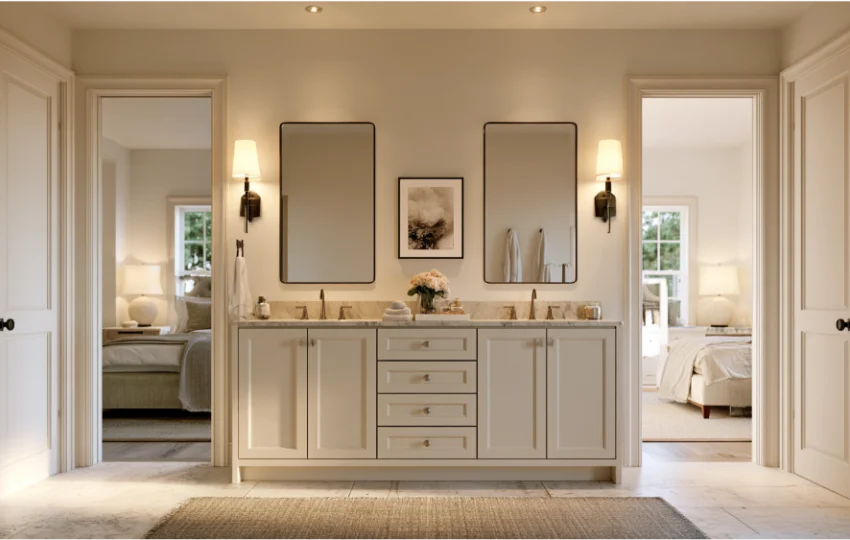 How to Remodel a Jack and Jill Bathroom for Privacy, Storage and Better Mornings