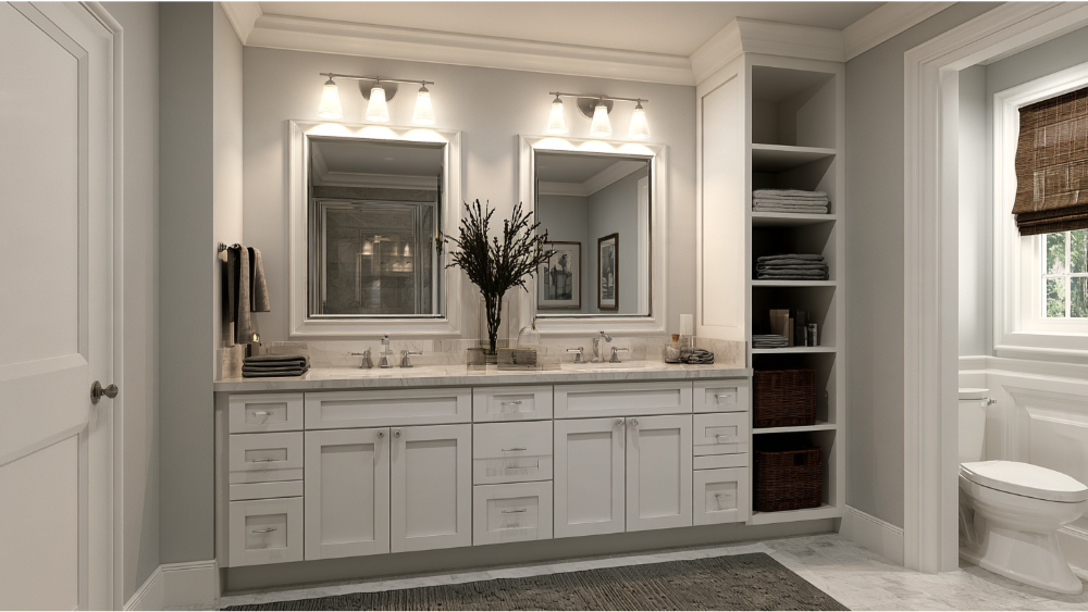 One sink or two Vanity, storage and the closet question