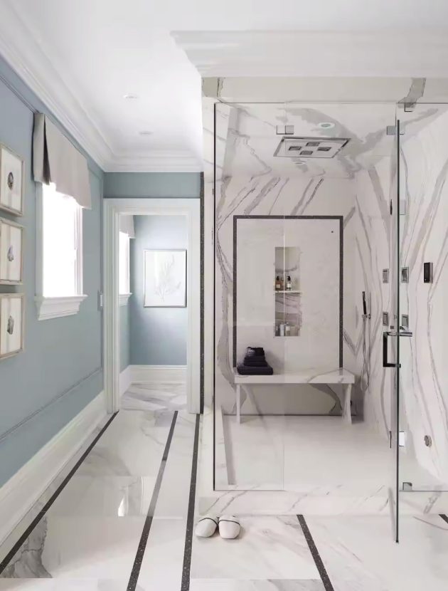 DreamLine Quartz brittanicca bathroom